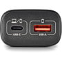 NGS ERA 45W Black Cargador de Pared GaN USB-C + USB-A